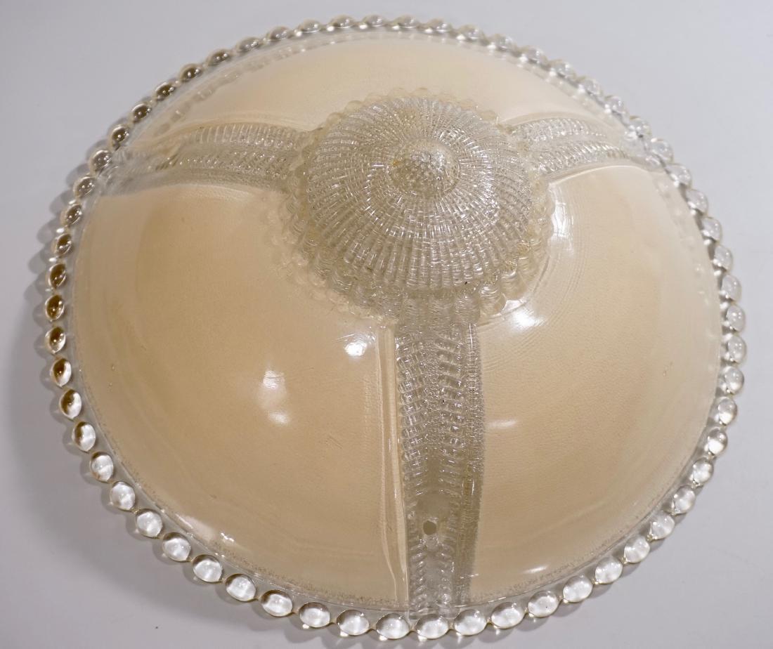 Art Deco Ceiling Light Fixture Shade Three Holes (1 of 5)