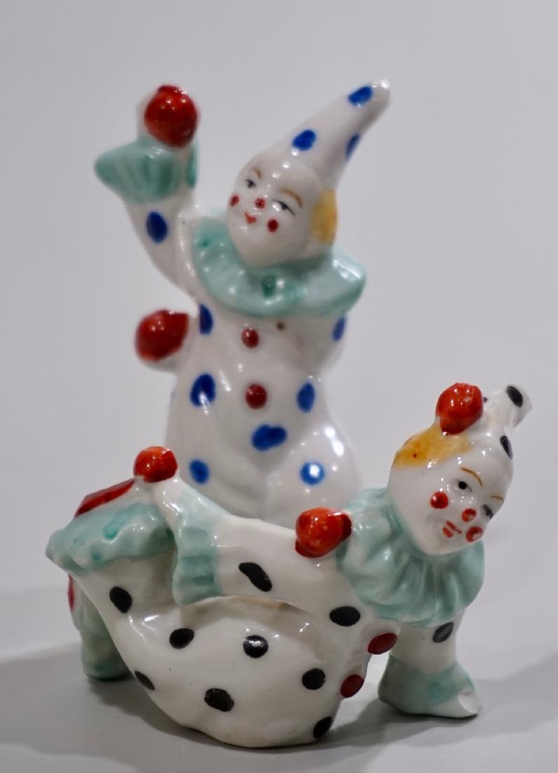 Vintage Circus Clown Lot of 2 Japanese Porcelain (1 of 4)