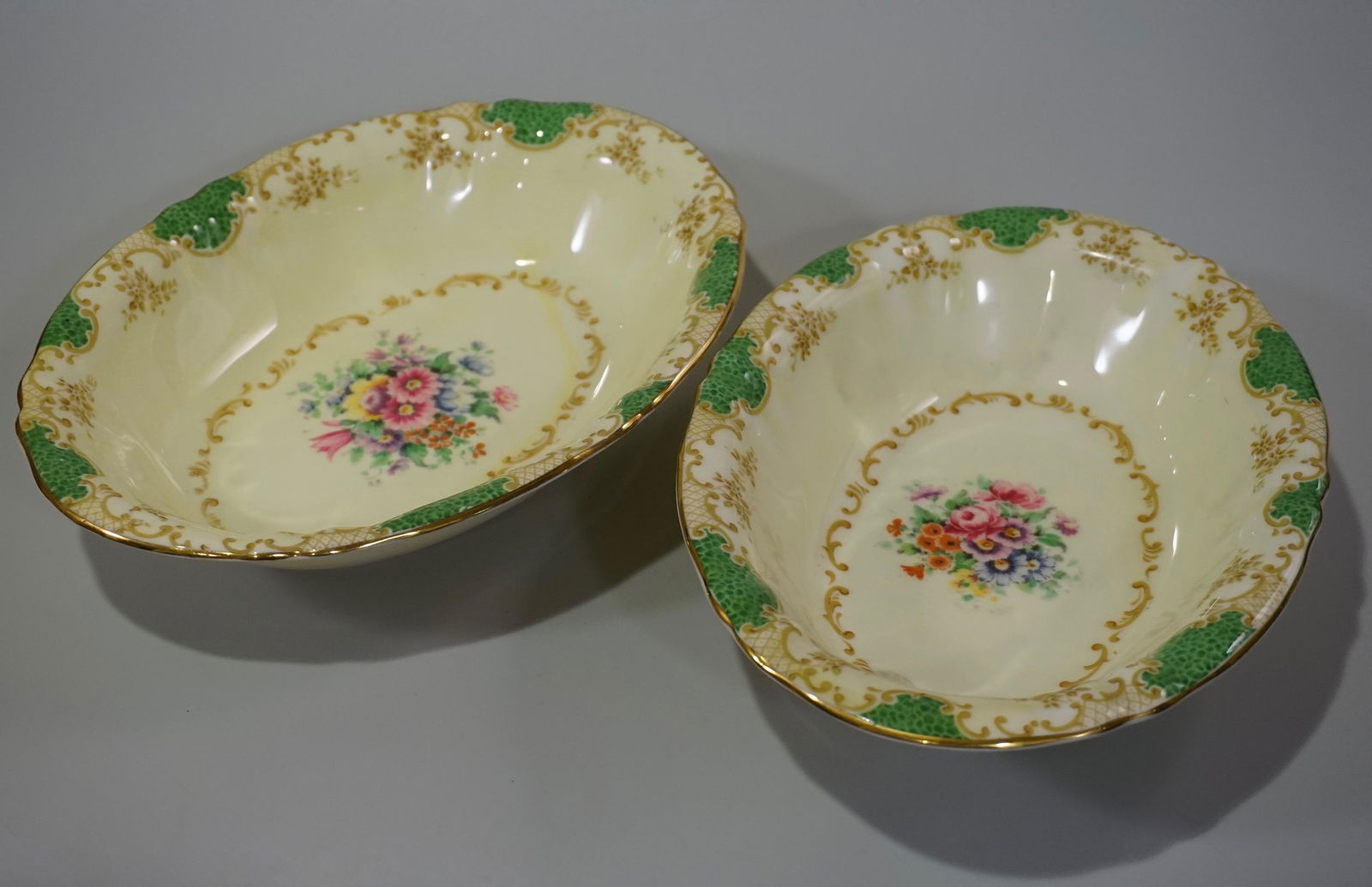 Crown Staffordshire Oval Bowl Lot of 2 (1 of 7)