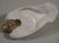 Antique German Angel Holy Water Font Glazed Porcelain - 4