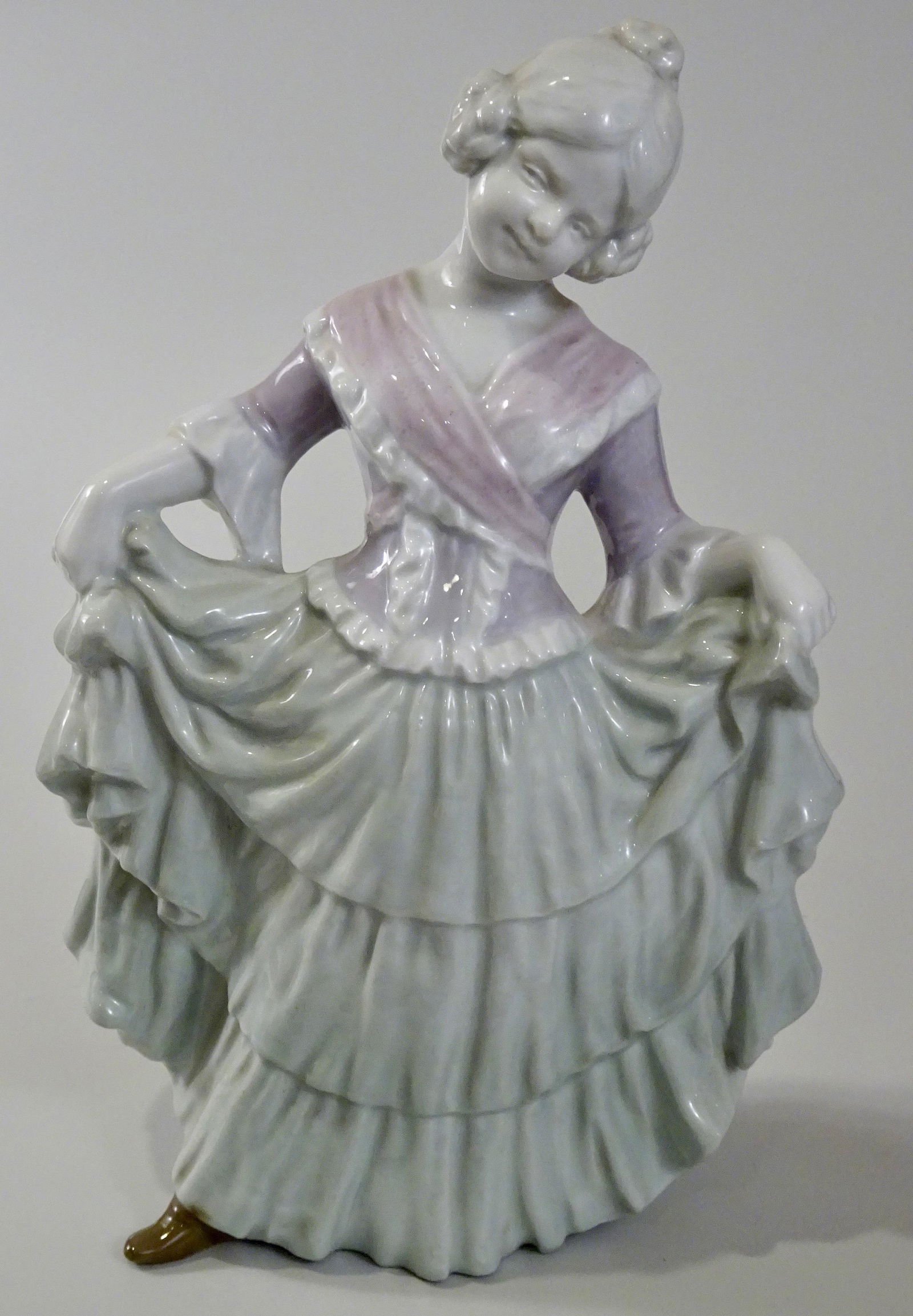 Gebrueder Heubach Girl Figurine Large German Porcelain (1 of 7)