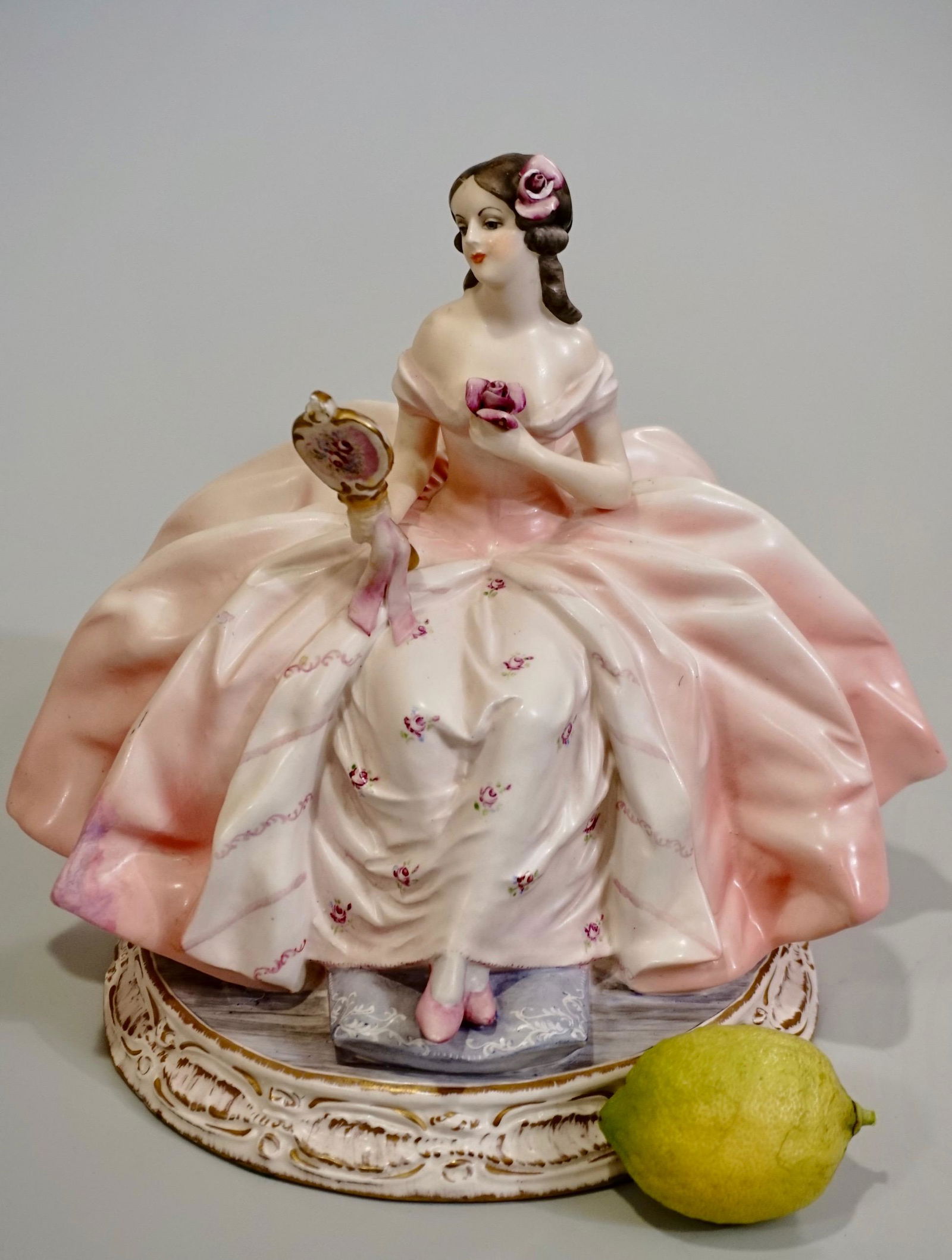 Vintage Art Deco Period Boudoir Beauty Unique Painted (1 of 10)