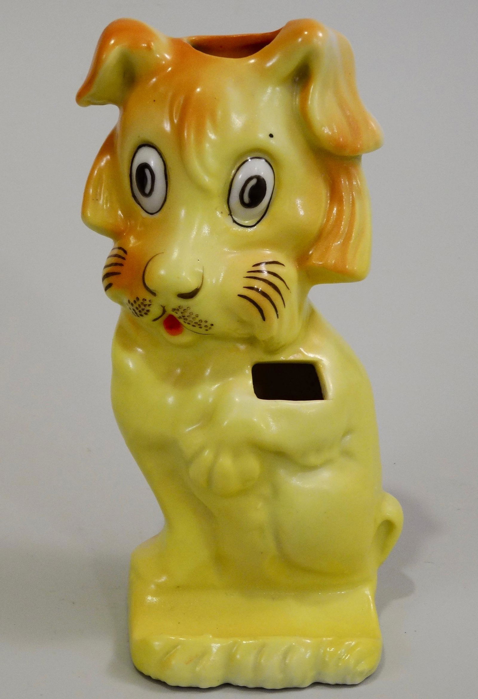 Art Deco Period Figural Toothbrush Holder Chikusa Gold (1 of 7)