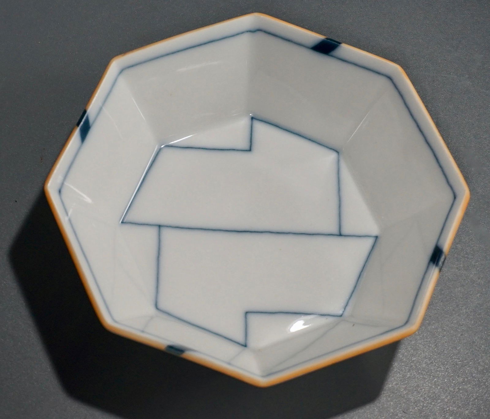 B&G Octagon Bowl Bodil Manz Design Art Deco Style (1 of 5)