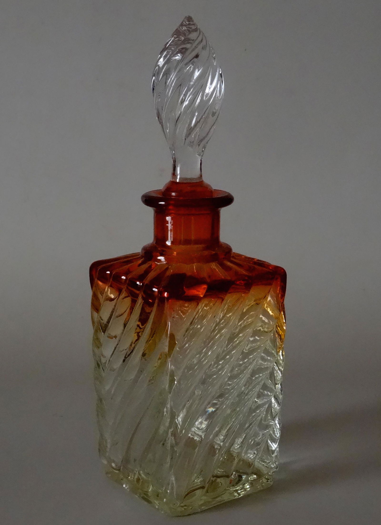 Baccarat Amberina French Antique Perfume Bottle Rare (1 of 6)