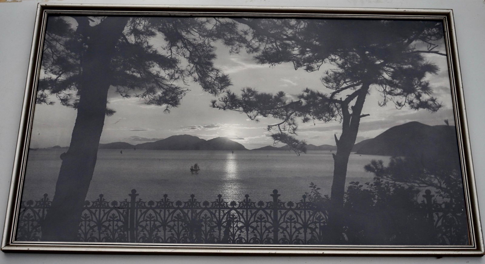 Vintage Hong Kong Bay Large Gelatin Silver Print Framed (1 of 6)