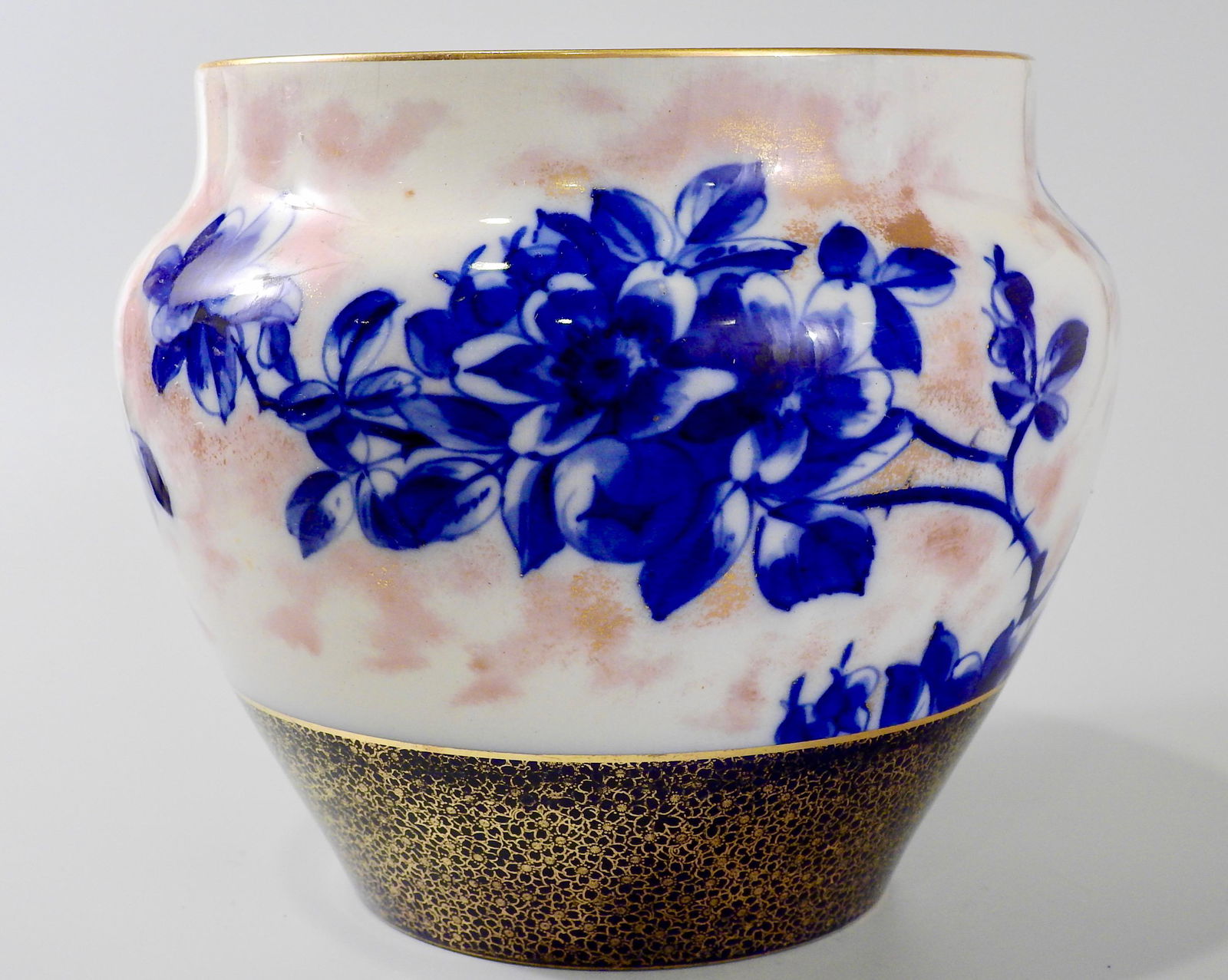 Victorian Royal Doulton Flow Blue Jardiniere (1 of 10)