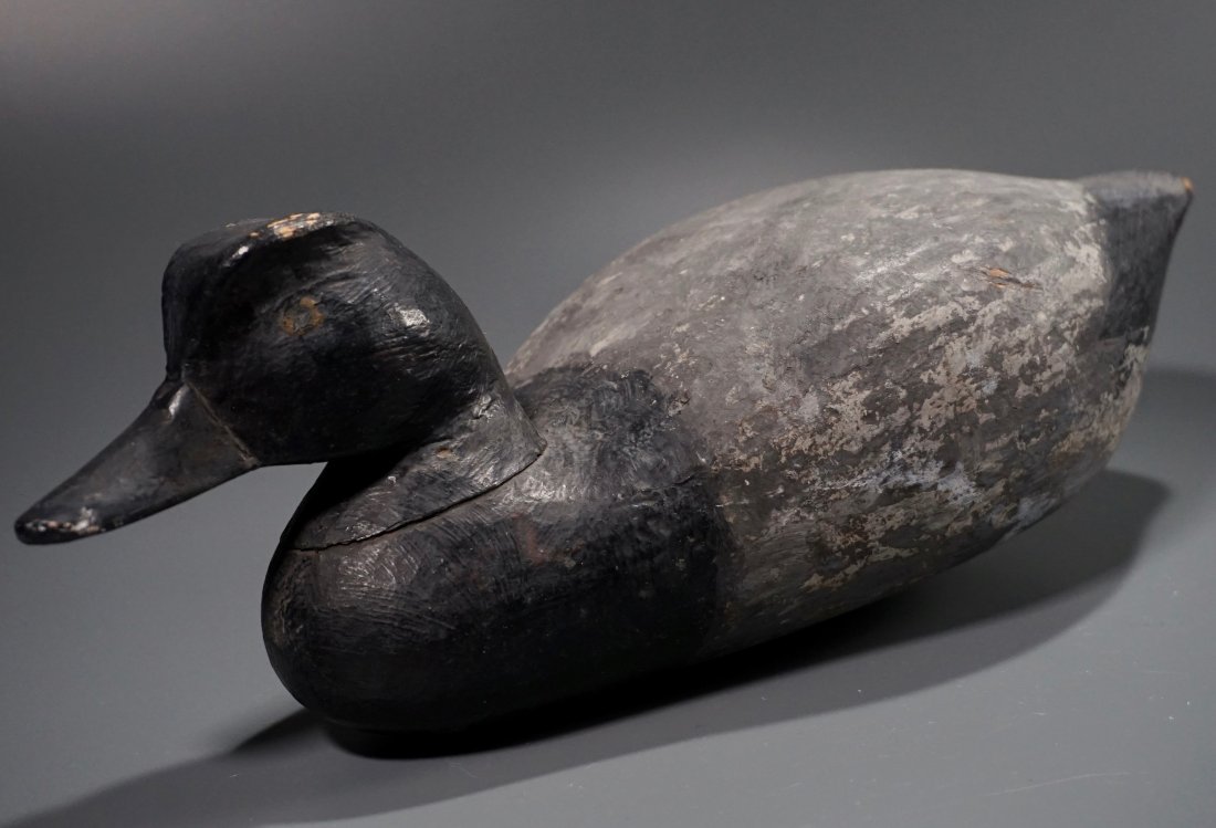 Antique Carved Wood Primitive Duck Decoy Original Paint (1 of 5)