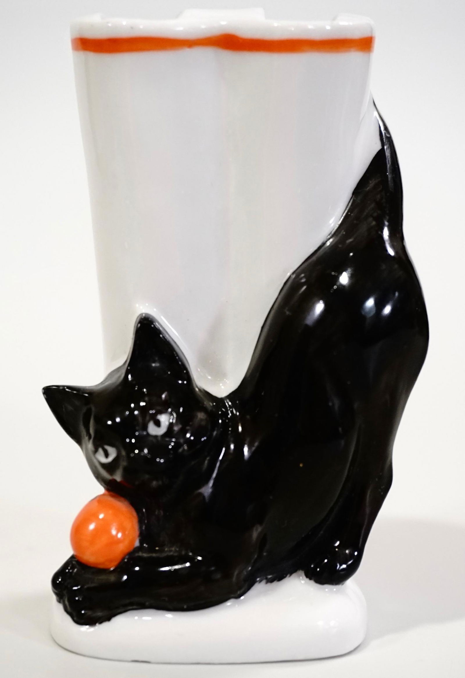 Vintage Black Cat German Toothbrush Holder c1940 (1 of 6)