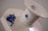 Denmark Porcelain Candle Holder Royal Copenhagen Blue - 4