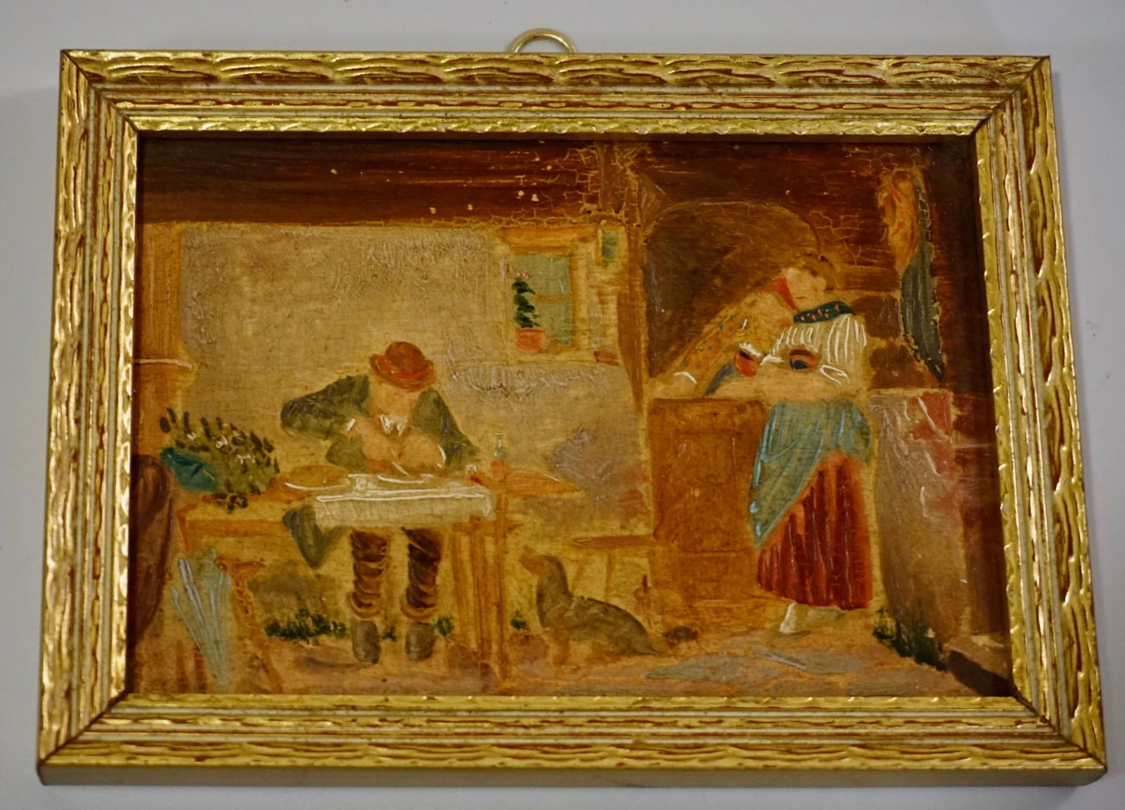 Antique German Miniature Painting Framed (1 of 7)