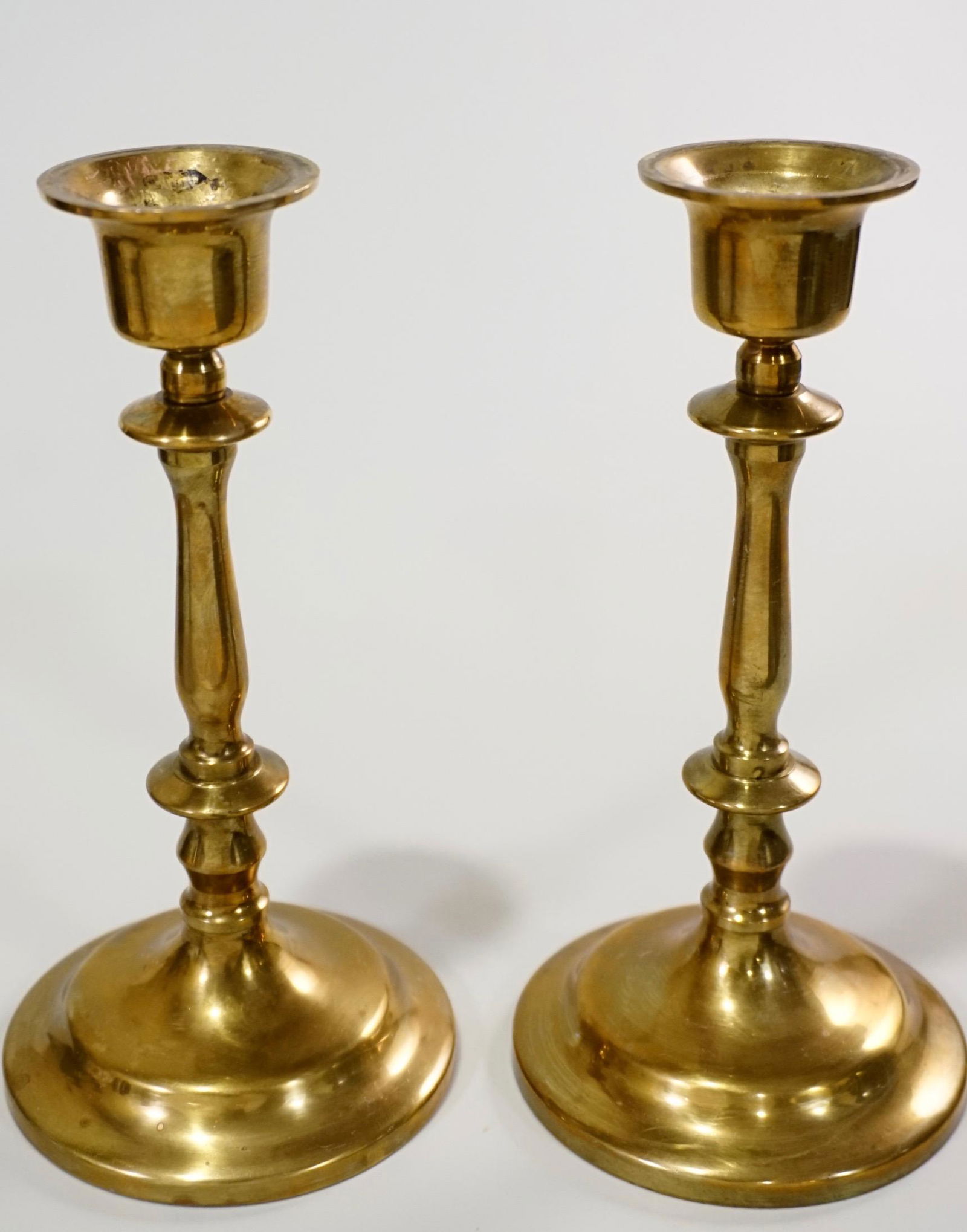 Cawa Denmark Brass Candlestick Pair (1 of 4)