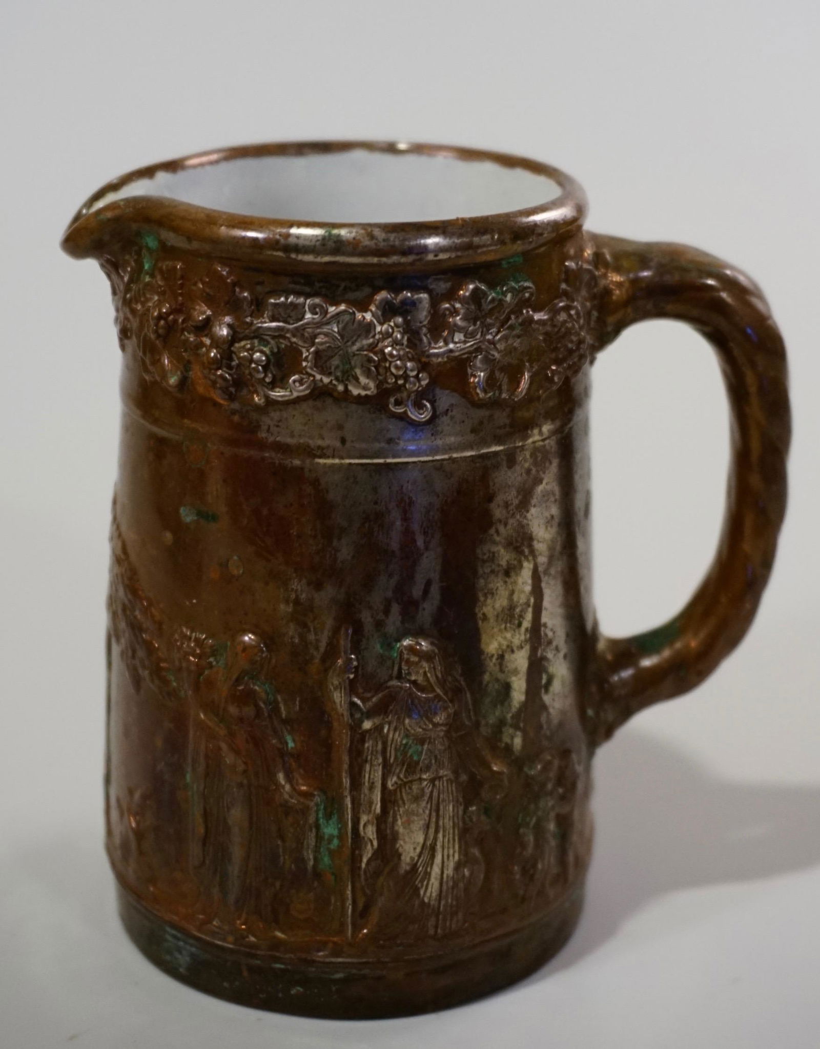 Extremely Rare Antique Wedgwood Copper Dip Pitcher (1 of 12)