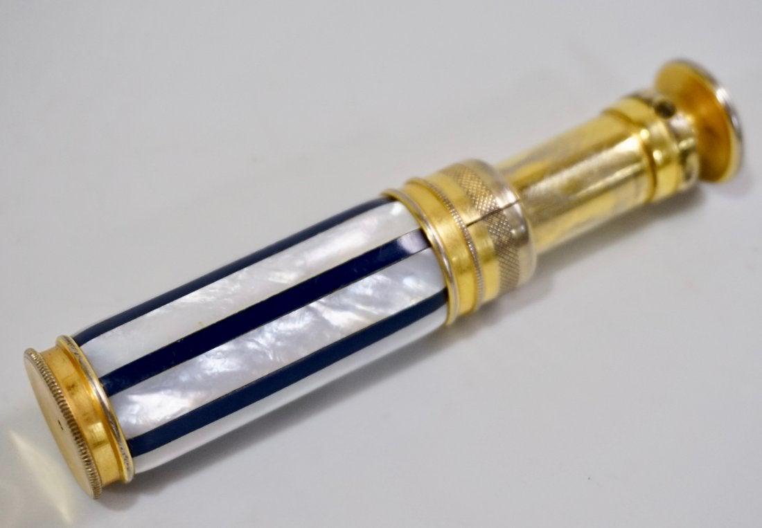 Art Deco Le Kid Mother of Pearl Purse Perfume Atomizer (1 of 6)