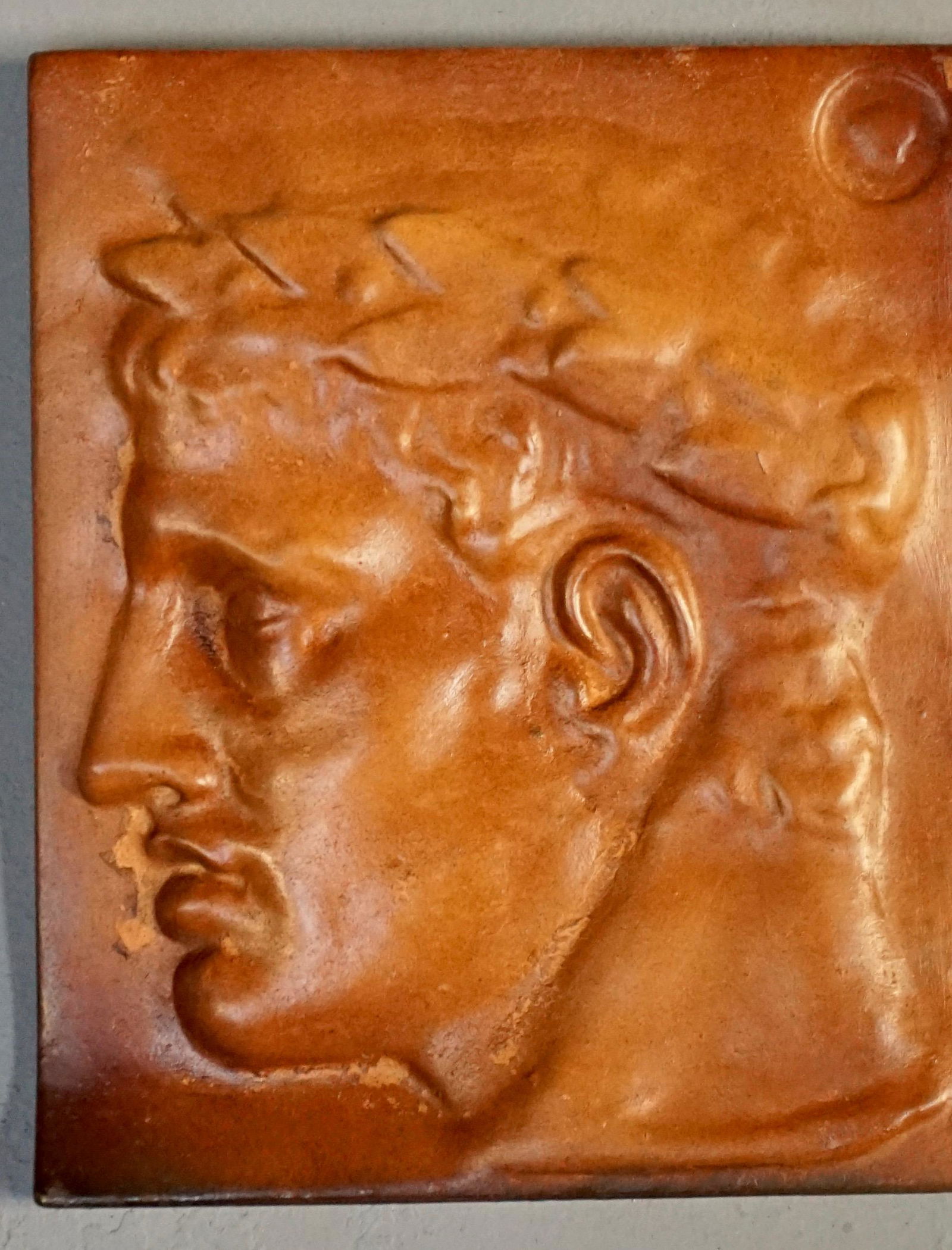 Roman Style Terracotta Wall Plaque (1 of 3)