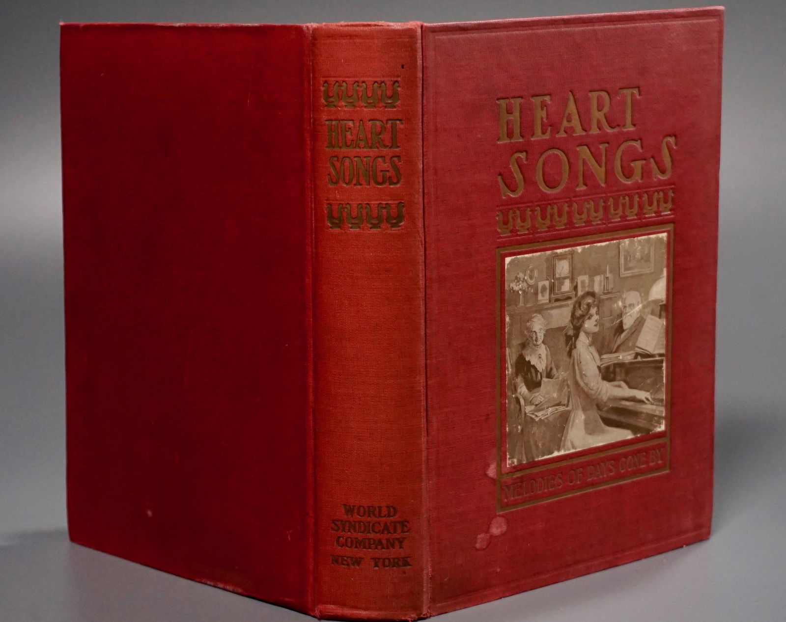 Heart Songs Antique Sheet Music Book c1909 Original (1 of 10)