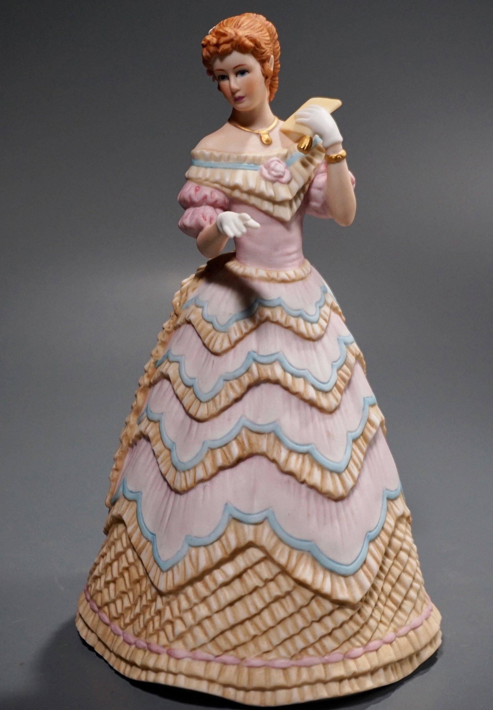 Lenox Porcelain Sculpture The Belle of the Ball Vintage: Lenox Porcelain Sculpture The Belle of the Ball Vintage Figurine Approximately 8 3/8 inches tall.