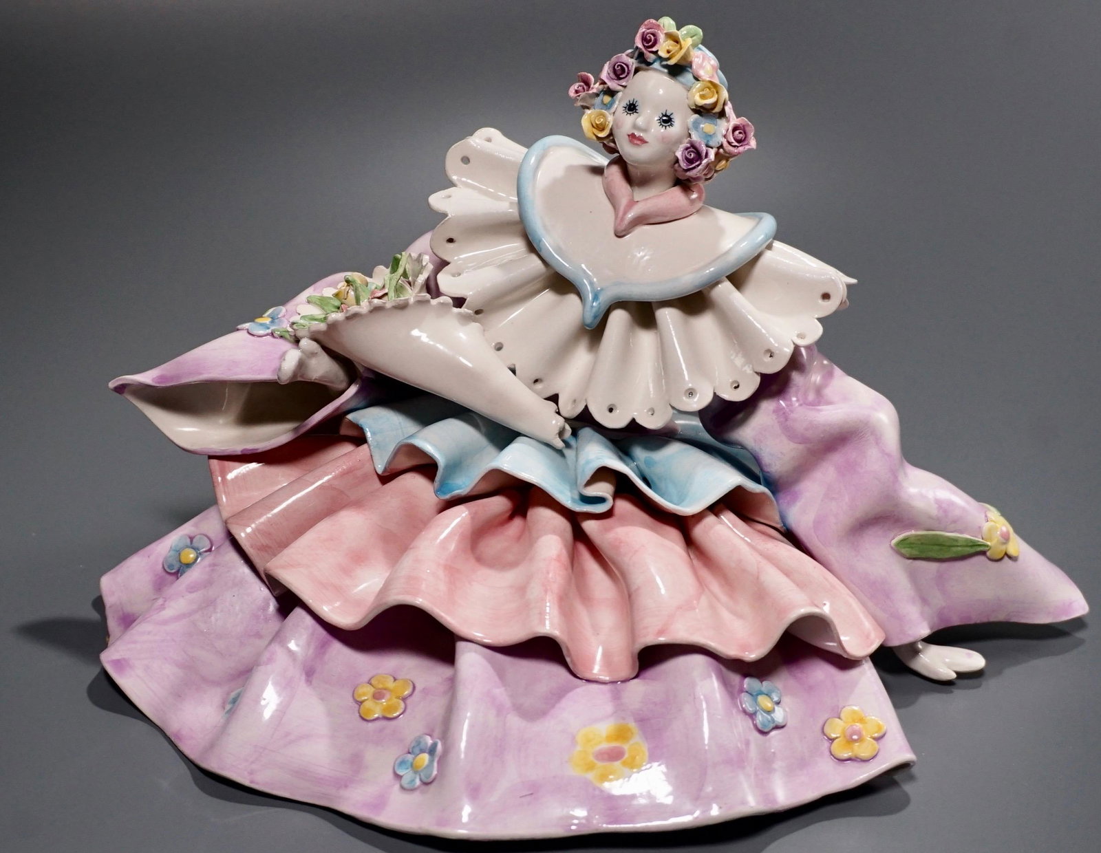 Mid Century Modern Vintage Italian Hand Molded Artist (1 of 8)