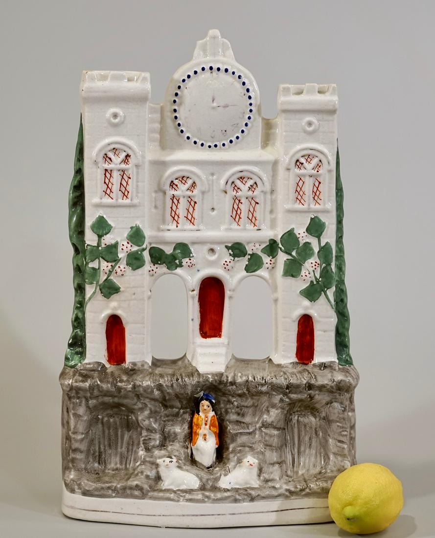 Antique Victorian Staffordshire Castle English Pottery (1 of 9)