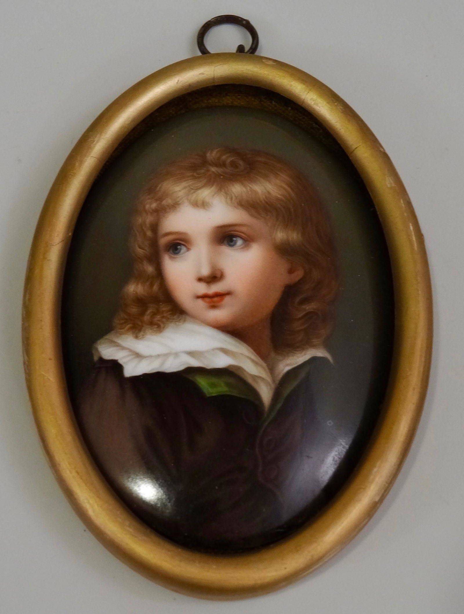 Louis XVII Antique Hand Painted Porcelain Plaque (1 of 8)