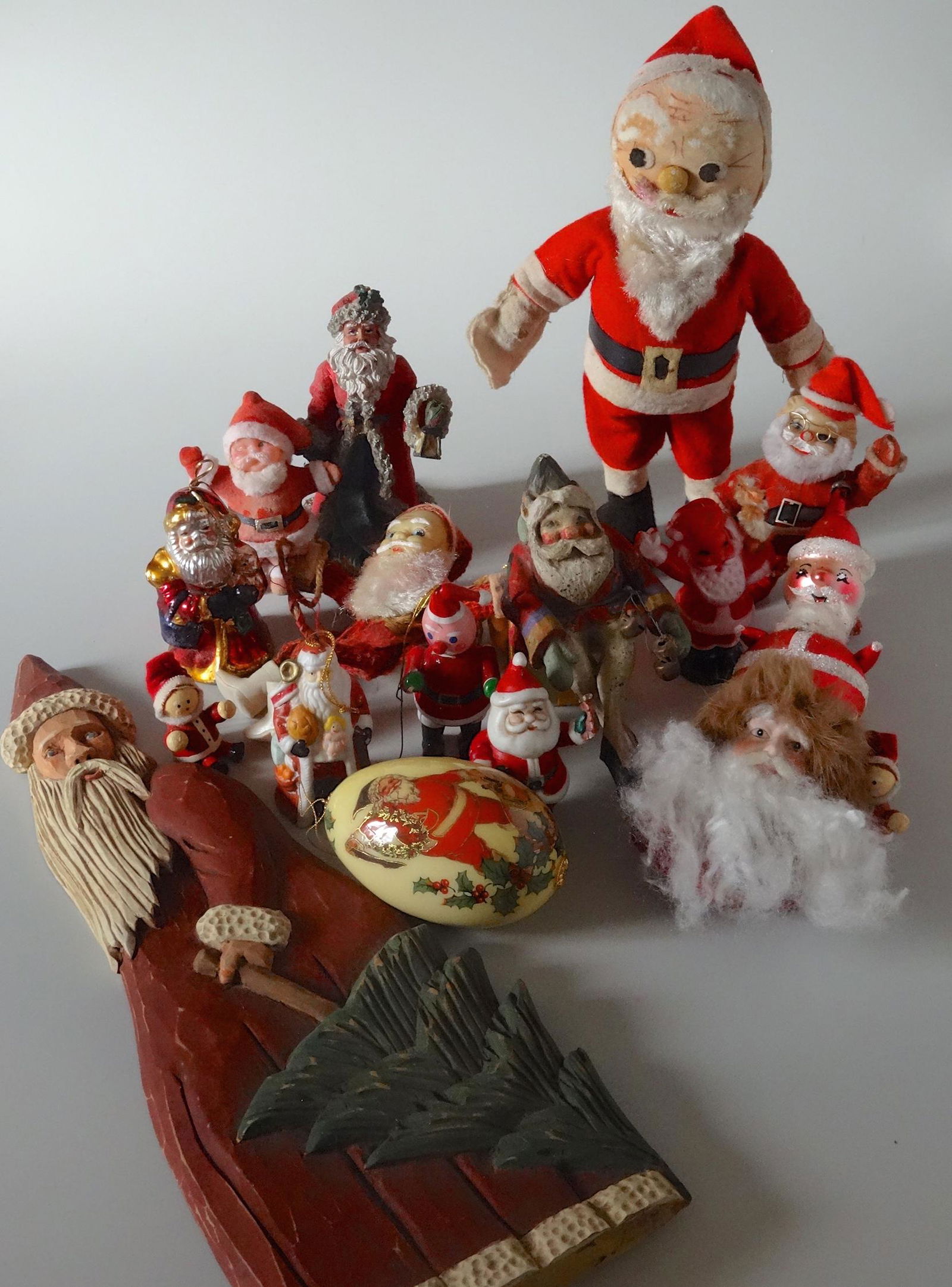 Lot of Various Santa Figurines Christmas Ornaments (1 of 8)
