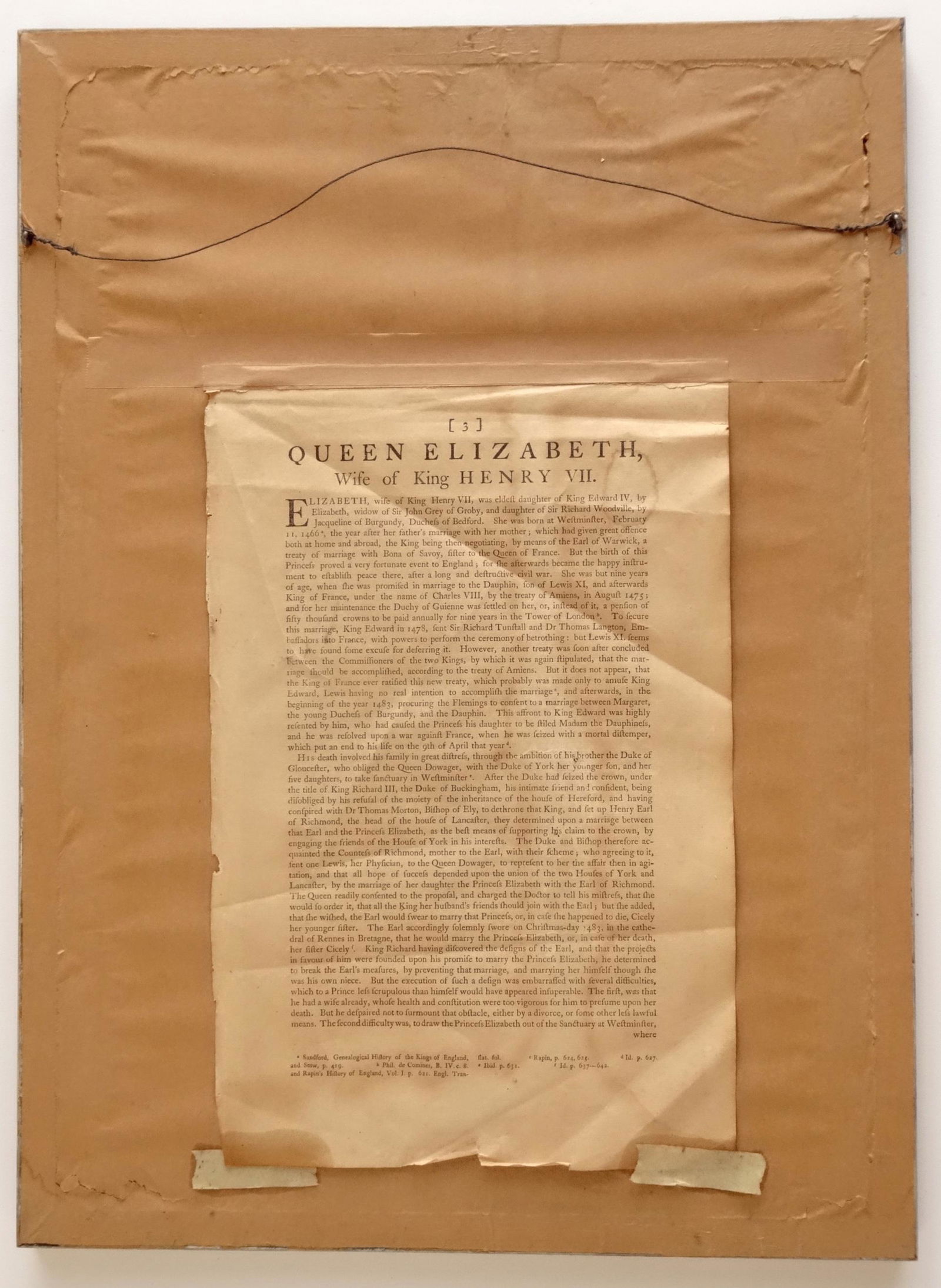 18th Century Antique Engraving Queen Elizabeth Old Prin (1 of 6)