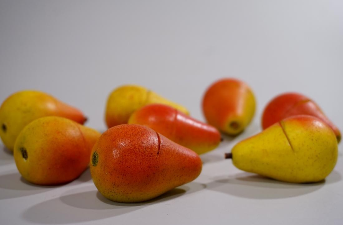 Italian Place Card Holder Carved Marble Faux Painted (1 of 6)