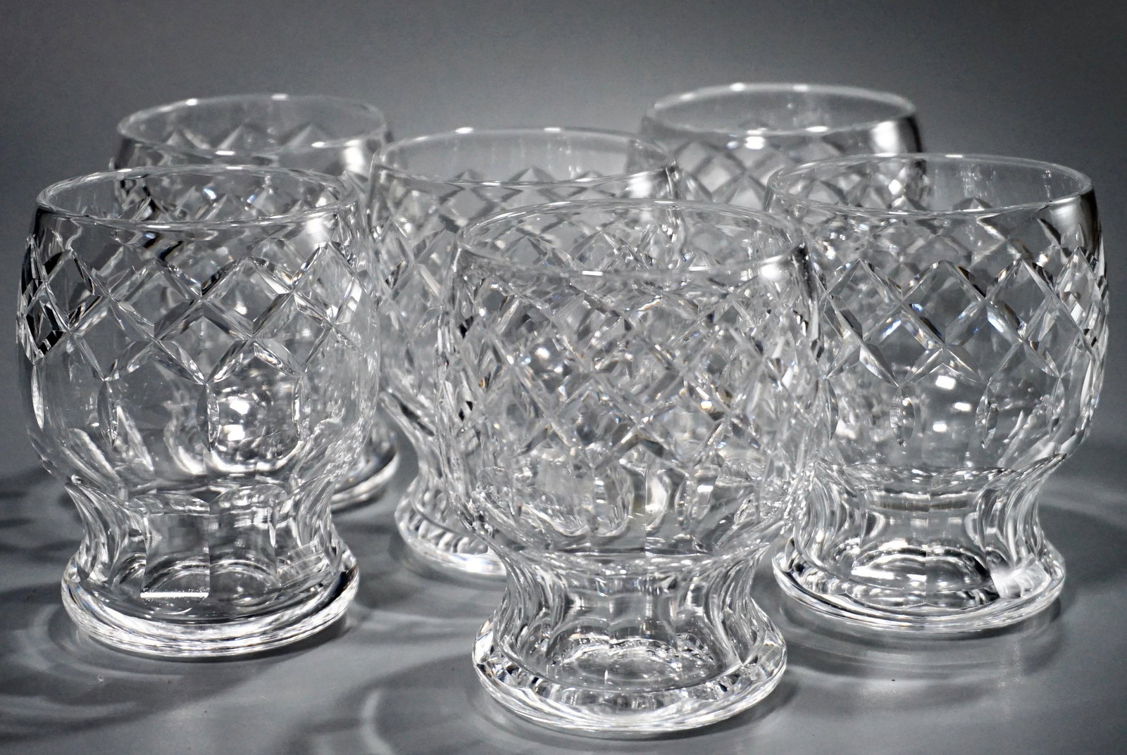 Webb Corbett Crystal Whiskey Glasses Lot of 6 (1 of 5)