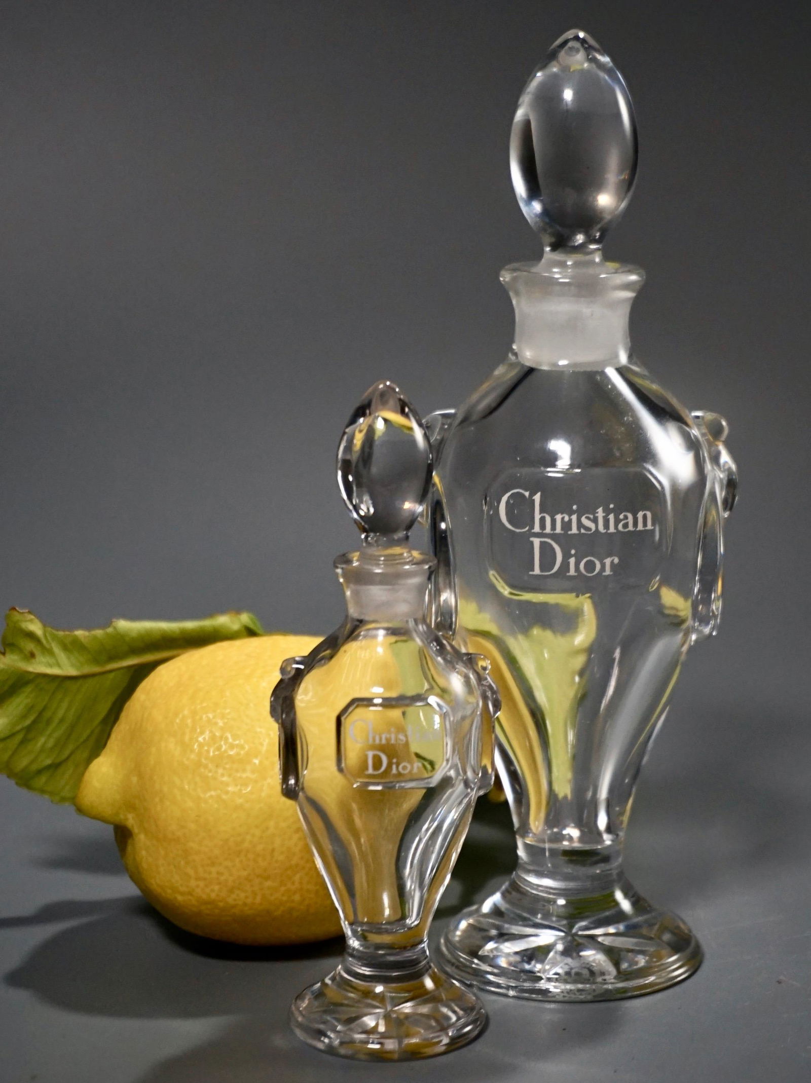 Baccarat Crystal Christian Dior Perfume Bottles Lot of (1 of 6)