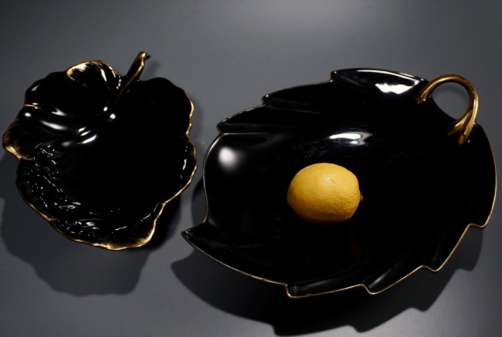 Mikasa Art Deco Style Ebony Treasures Black Porcelain (1 of 6)