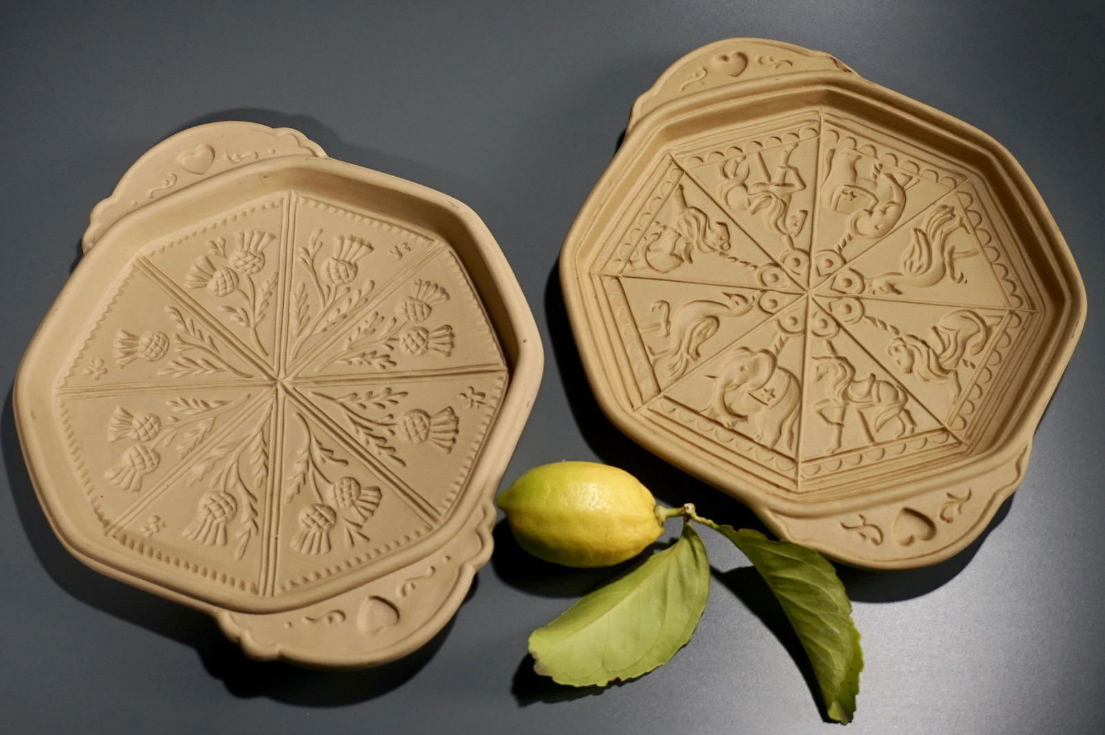 Brown Bag Cookie Art Ceramic Mold Baking Pans Lot of 2 (1 of 5)