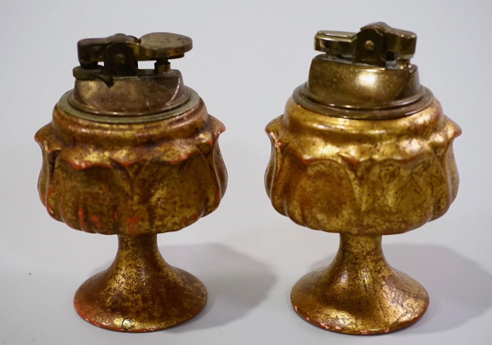 Vintage Table Top Cigarette Lighter Matching Style Lot (1 of 5)