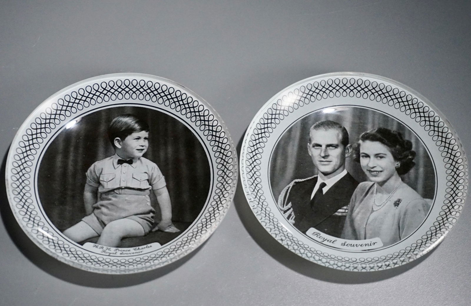 Queen Elizabeth Charles Child Vintage Portrait Souvenir (1 of 4)