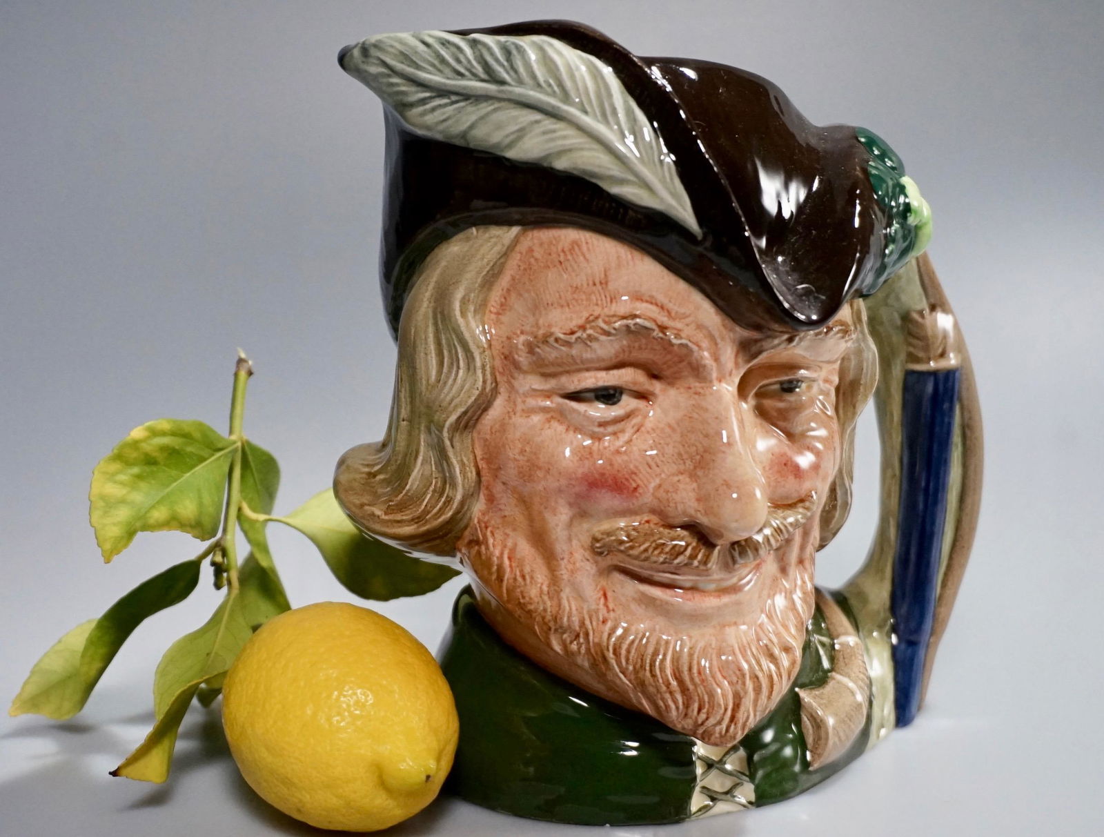 Royal Doulton Pottery Robin Hood Figural Pitcher: Royal Doulton Pottery Robin Hood Figural Pitcher Approximately 7 3/4 inches tall.