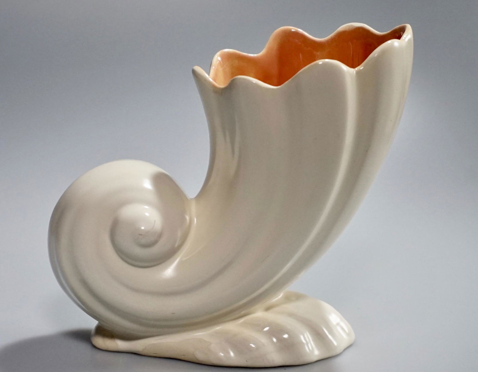 Catalina Pottery Cornucopia Shell Figural Vase (1 of 6)