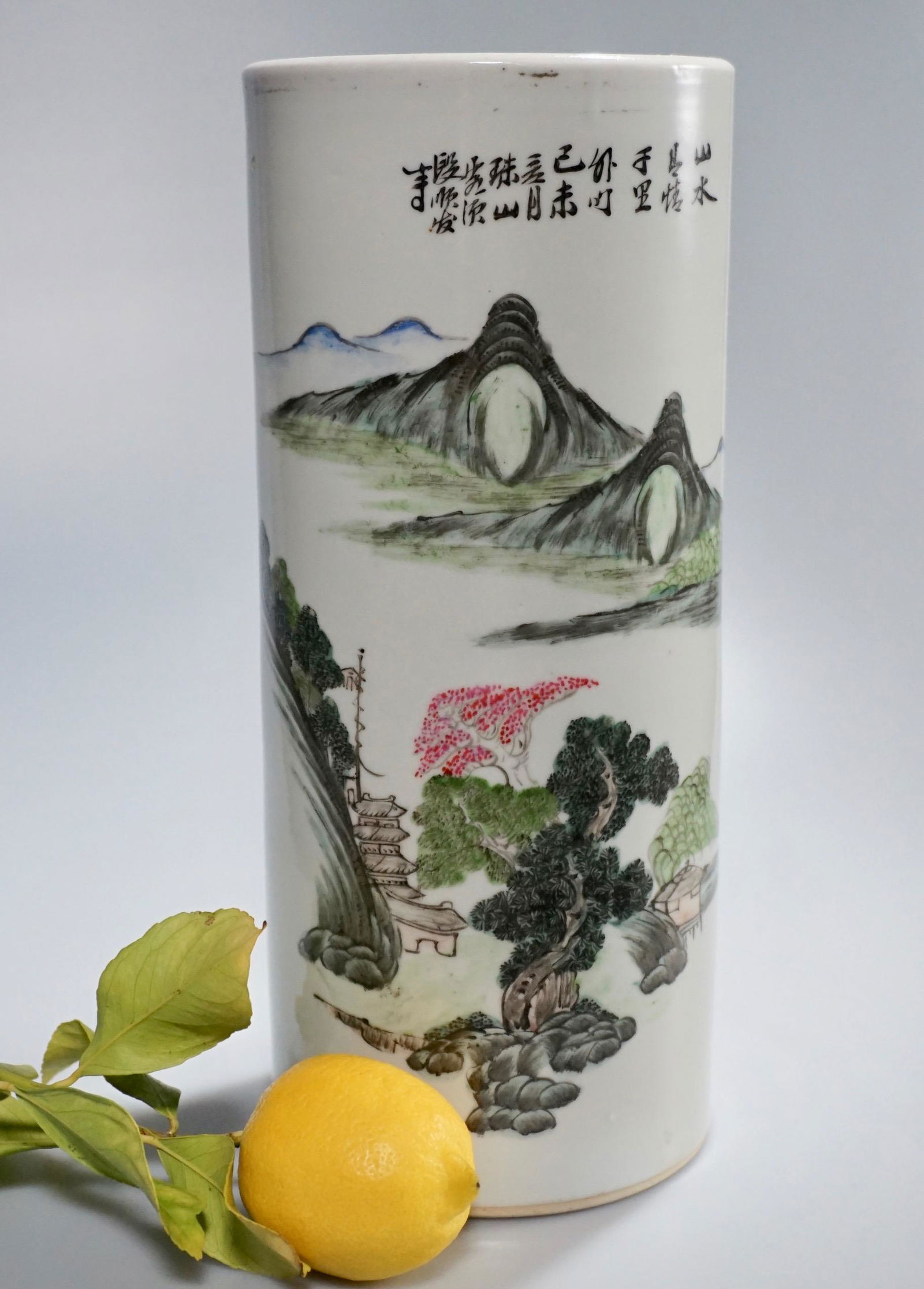 Calligraphy Signed Chinese Porcelain Hand Painted (1 of 10)