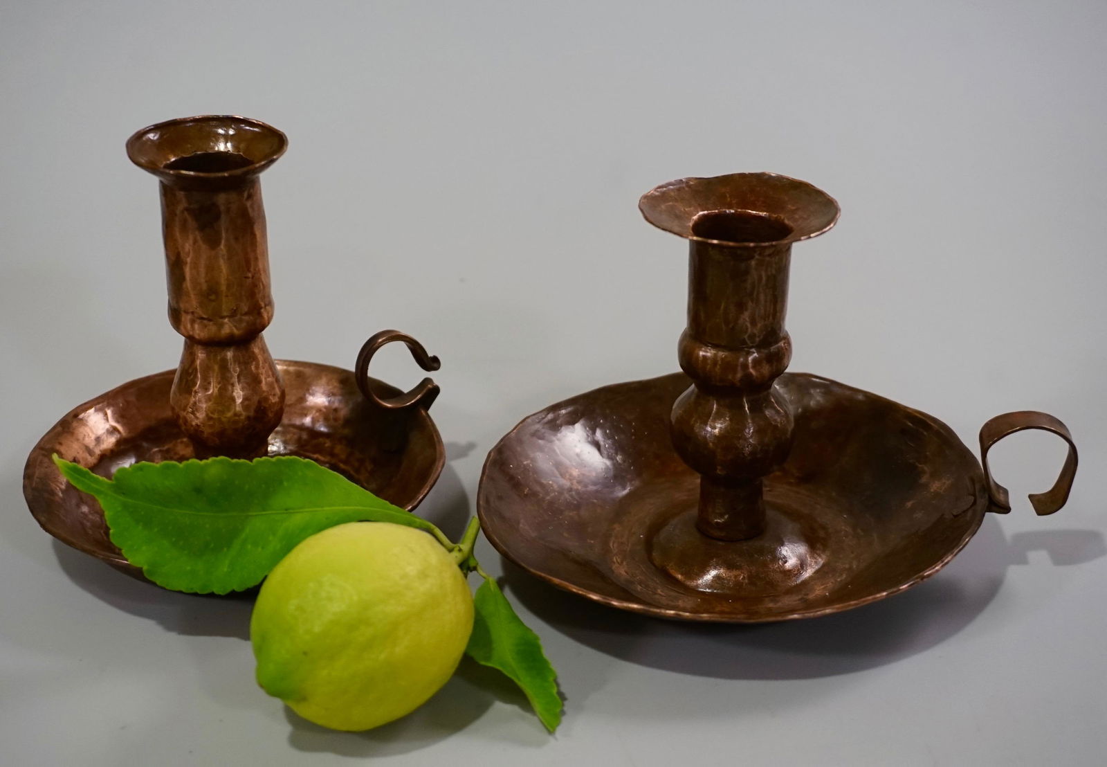 Hammered Copper Candle Holder Arts & Crafts (1 of 7)