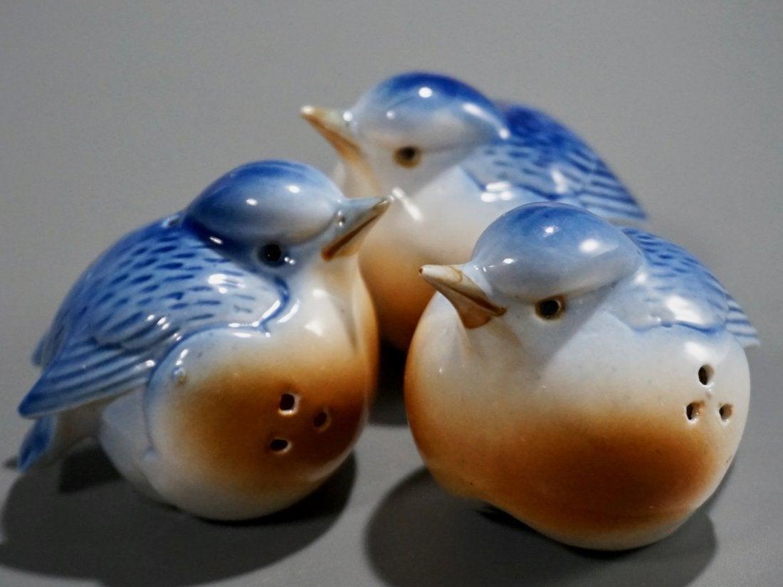 Vintage Porcelain Robin Potpourri Sachet Lot of 3 (1 of 5)