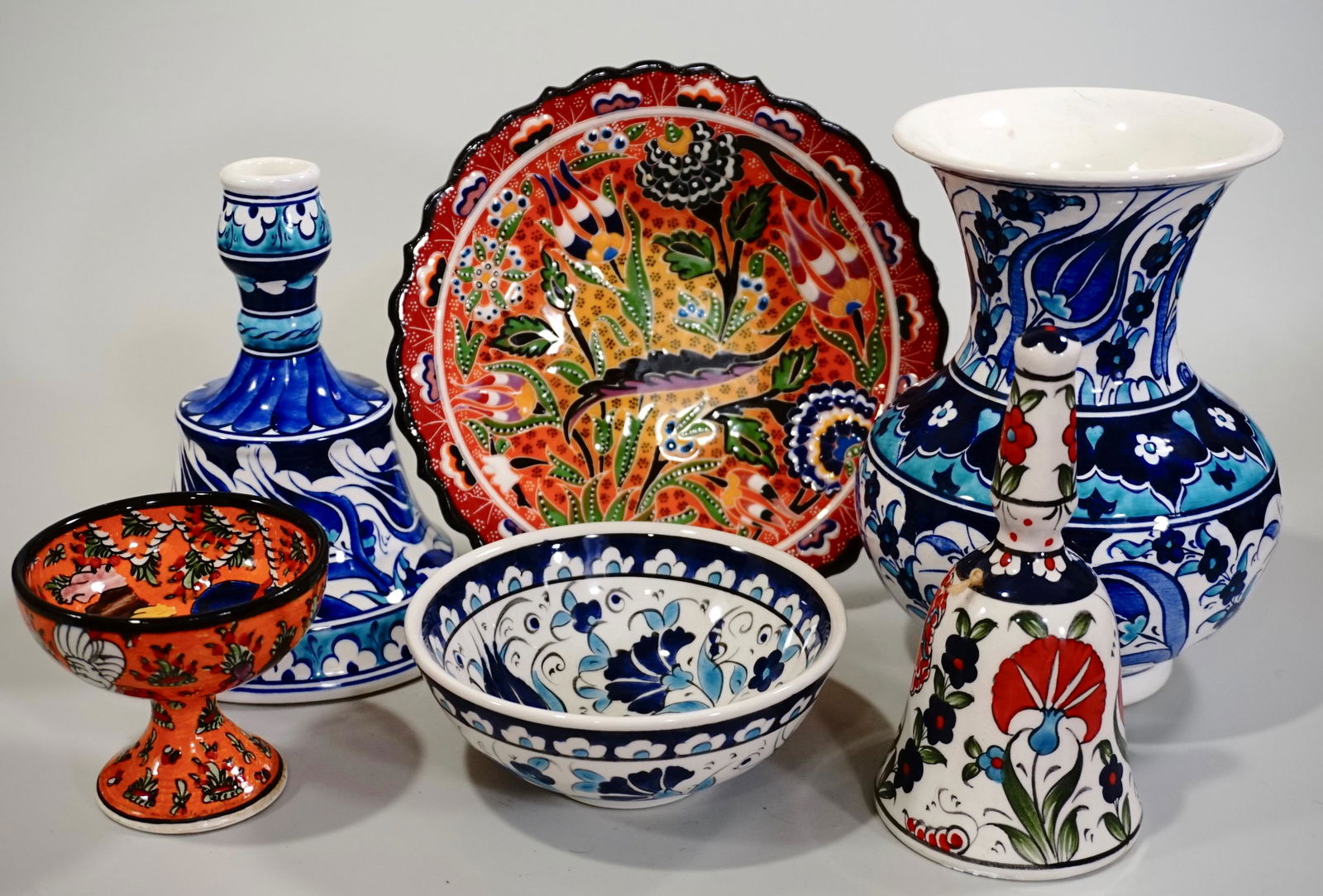 Chez Galip Turkish Pottery Enamelware Vase Bowl Cup (1 of 4)