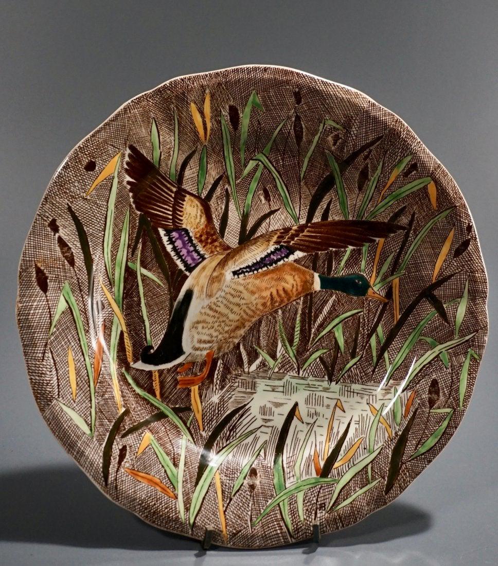 Gien France Mallard Duck Collectable Plate (1 of 5)