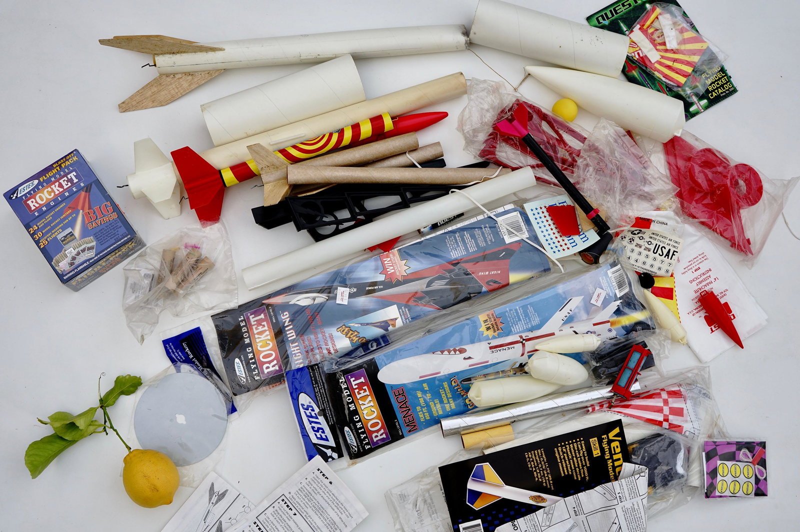 Models Rockets Kits Engines Parts etc Large Lot (1 of 5)