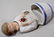 German Bisque Porcelain Holy Water Font Angel - 2