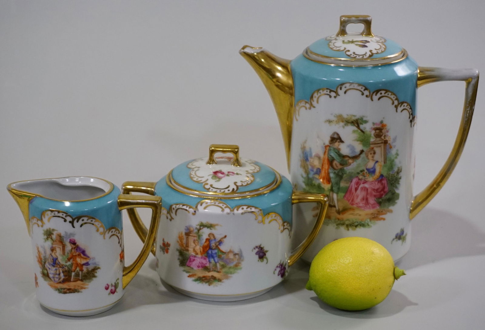 Vintage Czechoslovakia Porcelain Tea Coffee Set Lot of (1 of 10)