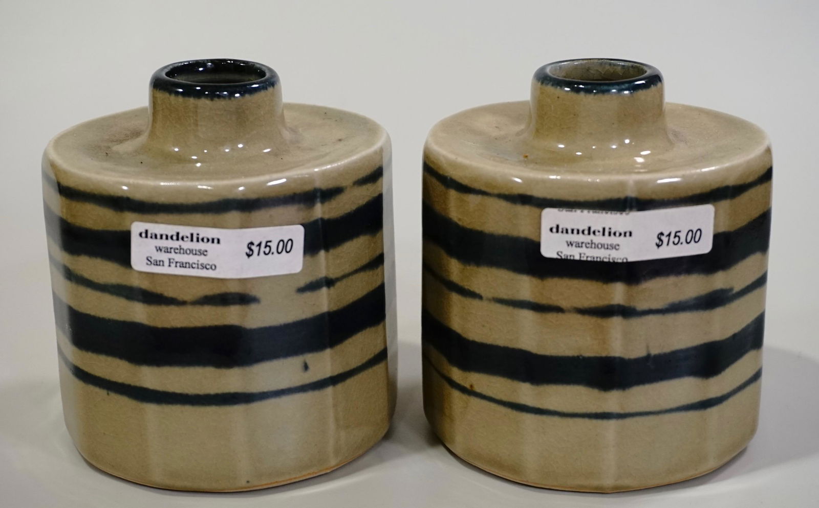 Japanese Ceramic Sake Bottles Carafe Decanter Lot of 2 (1 of 4)