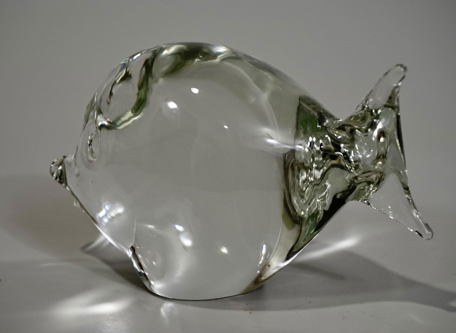 Art Glass Fish Paperweight Artist Signed (1 of 6)