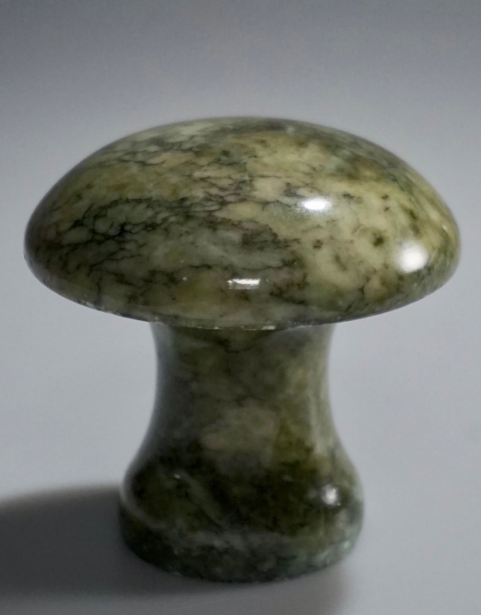 Mushroom Shaped Carved Stone Darning Egg Paperweight (1 of 4)