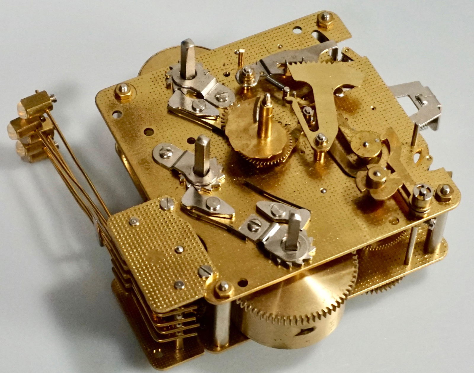 Emil Schmeckenbecher German Clock Parts Brass Movement (1 of 8)