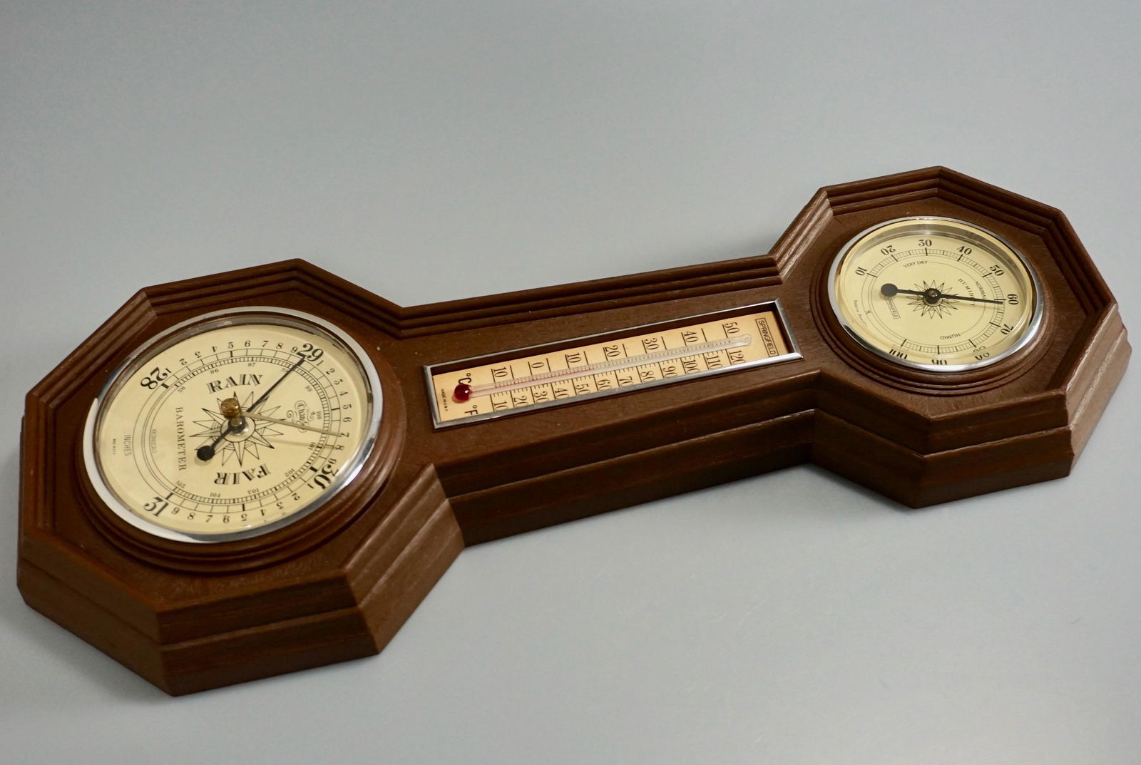 Thermometer Barometer Hygrometer Weather Station Made (1 of 6)