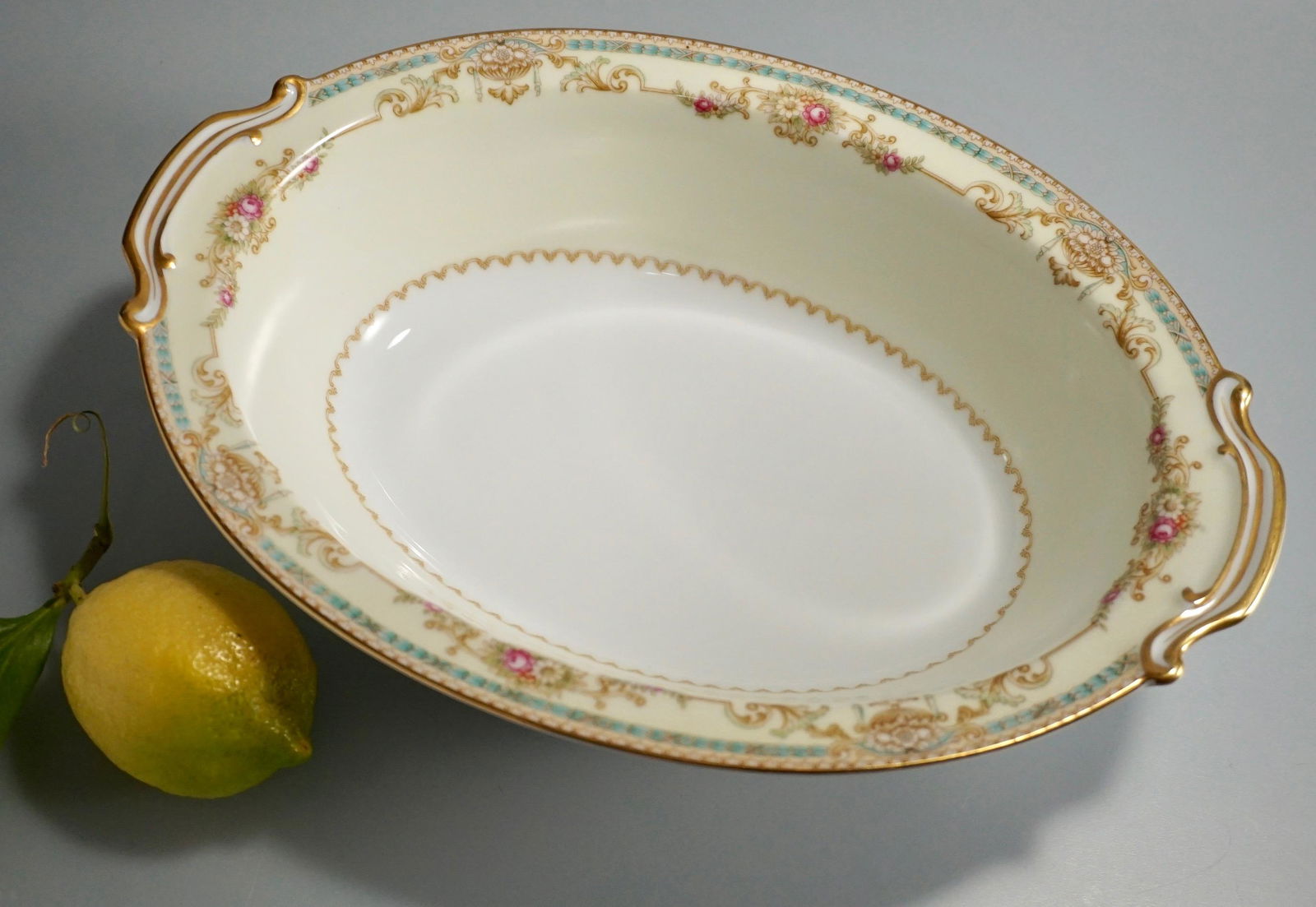 Noritake Occupied Japan Oval Bowl Serving Dish (1 of 6)