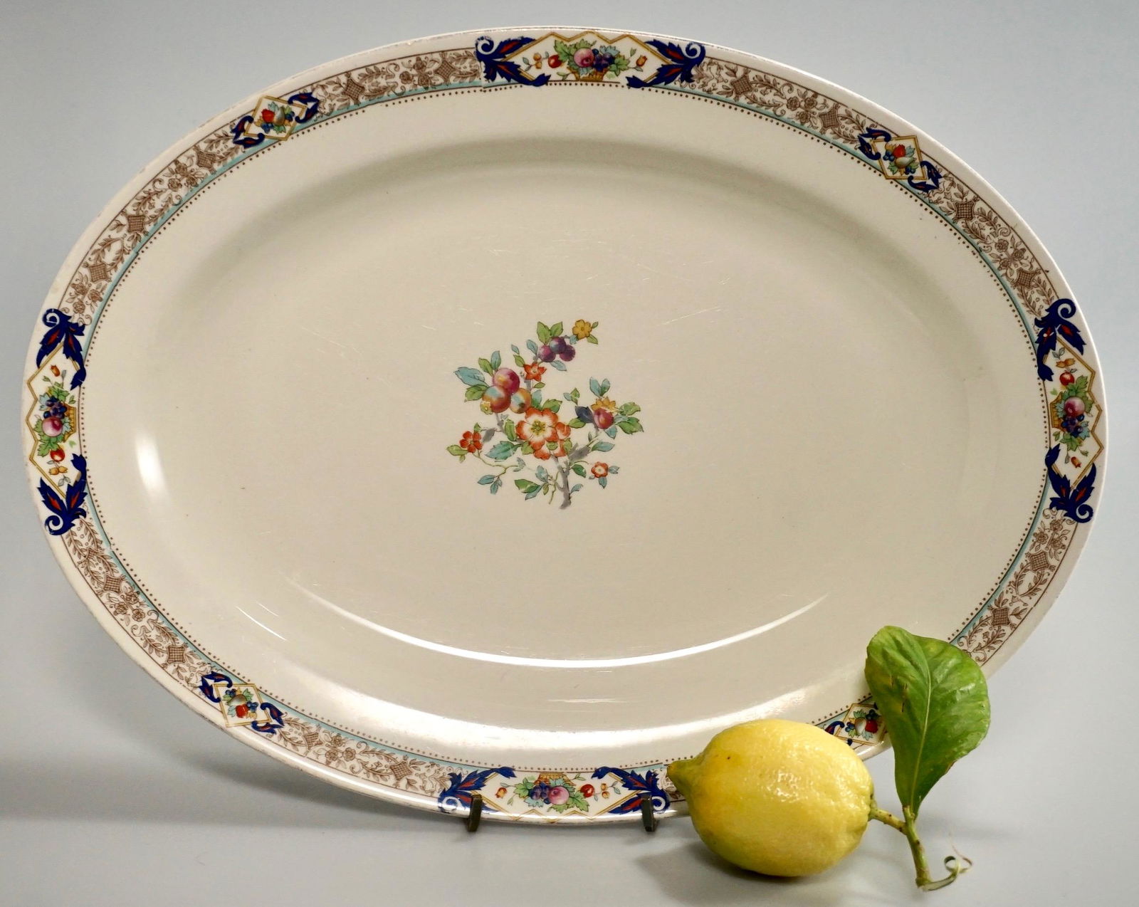 Vintage Johnson Bros England Oval Serving Platter (1 of 5)